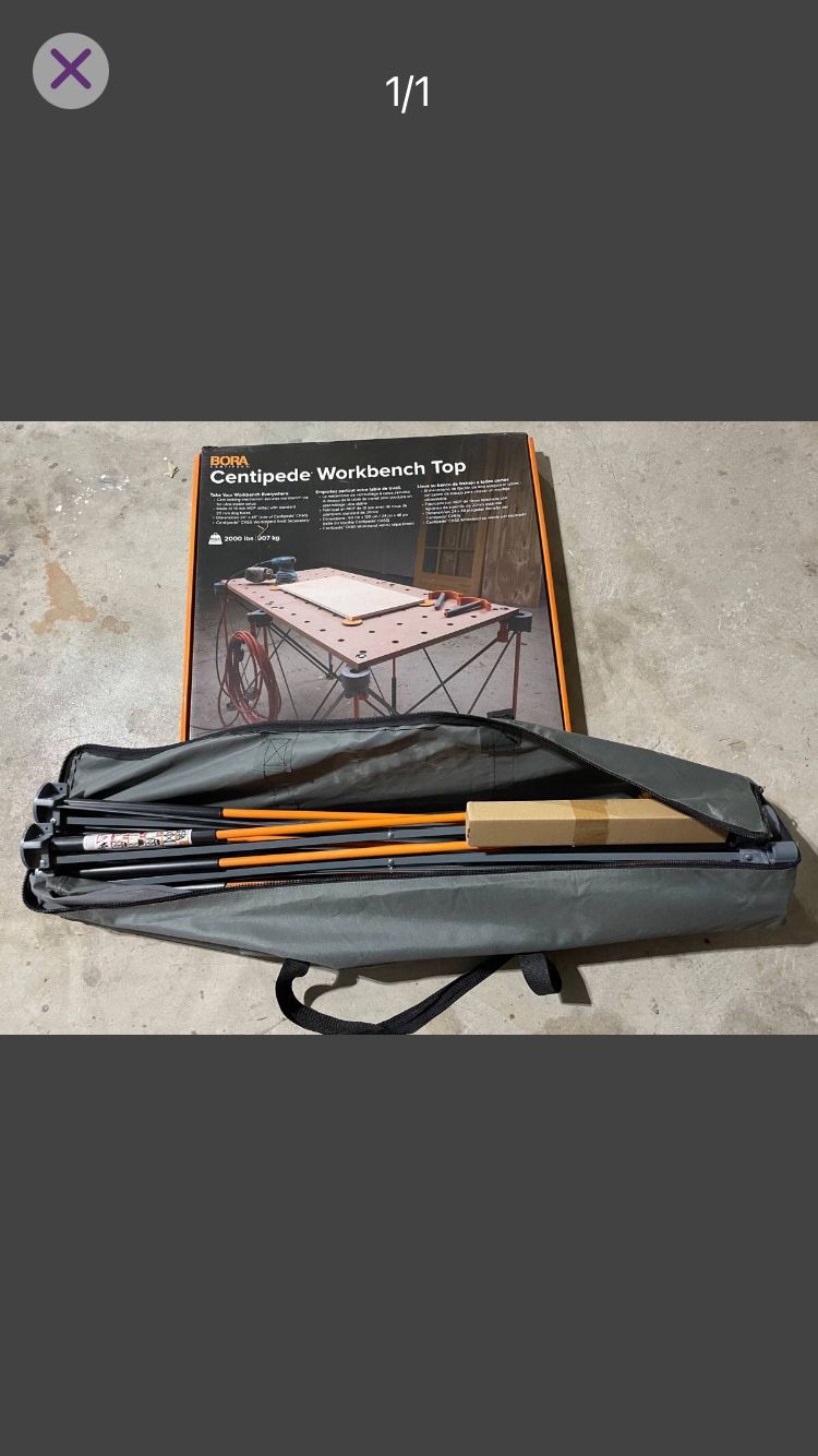 Bora Centipede Portable Work Bench & Top
