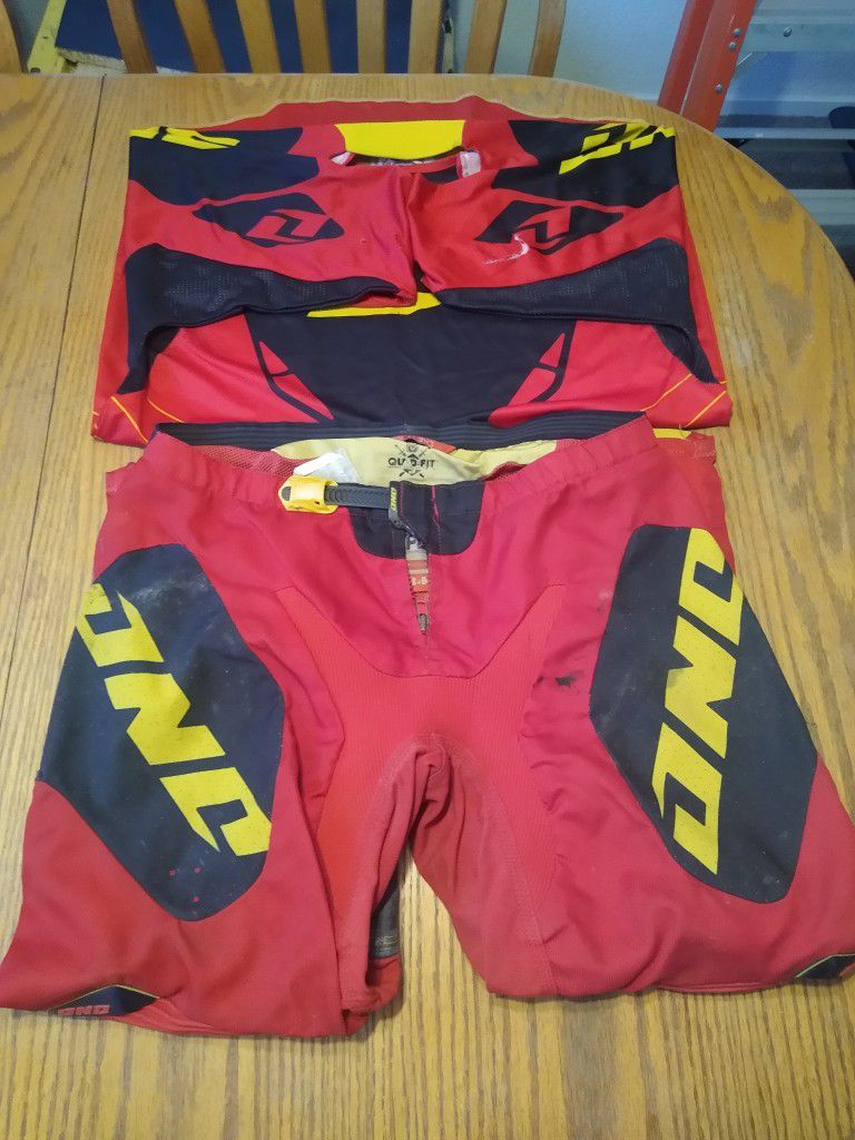 One Industries Riding Pant And Jersey