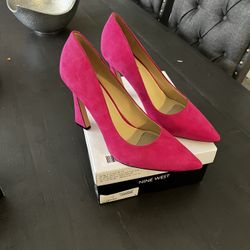 Pink high heels 
