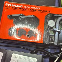 Sylvania Off Road 1 To 2 Inch Tube Mount Clamp Brackets 