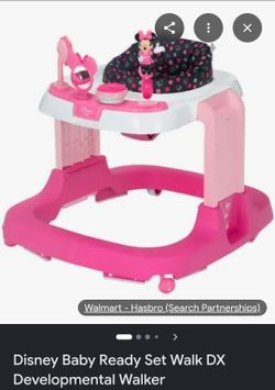 Mini mouse baby walker and baby foldable bath