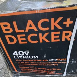 Cordless Land Mower Black And Decker  40-20 new  Never Used  In Box Kendall Lakes Area 