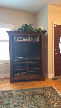 Ethan Allen Cherry Entertainment Armoire