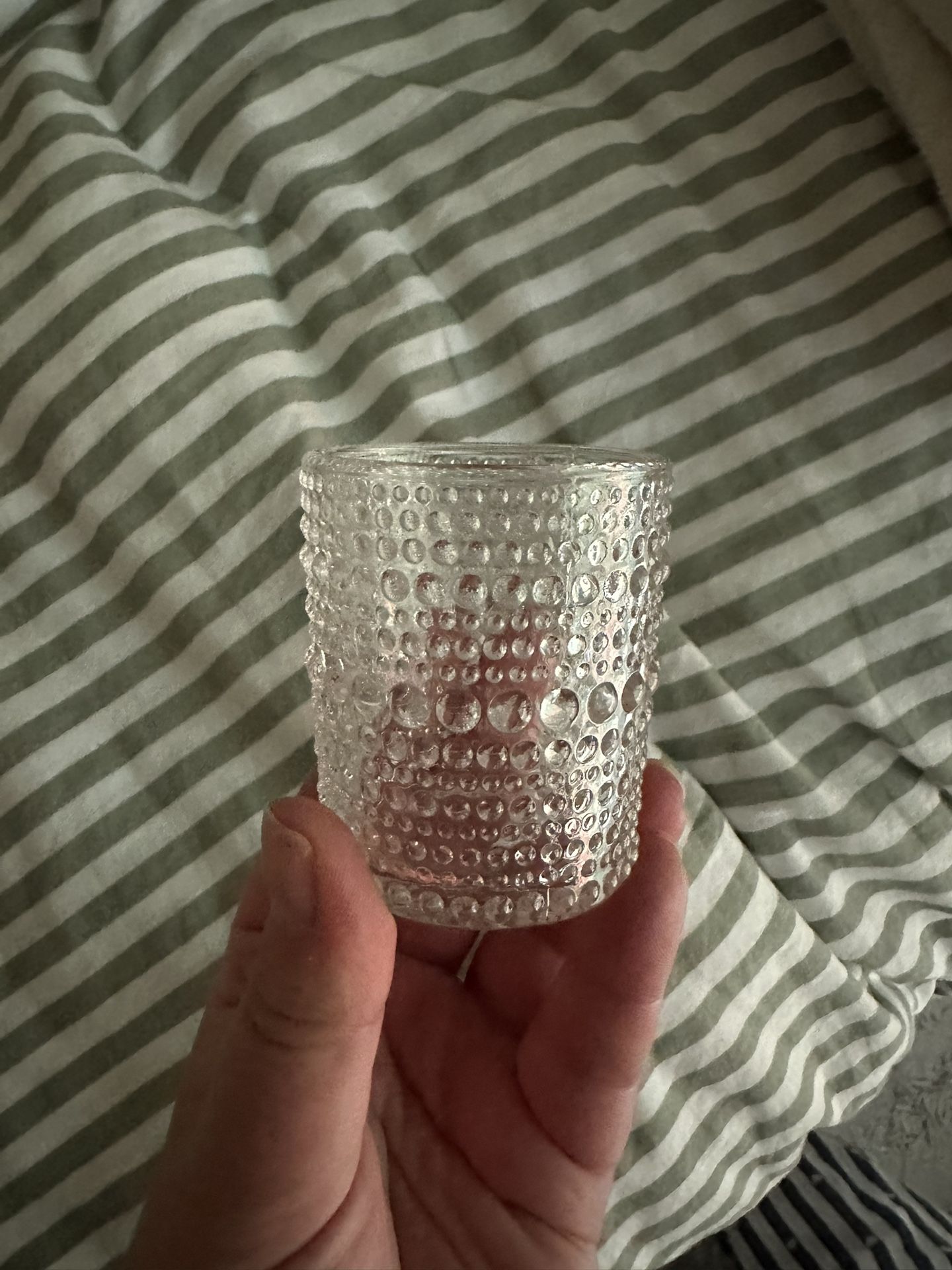 24-pack of clear glass votive candle holders, perfect for wedding, party, baby shower, centerpiece