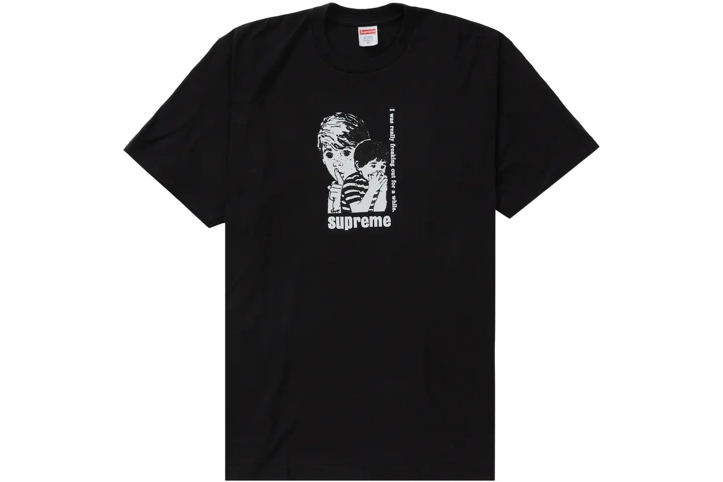 Supreme Freaking Out Black Shirt 