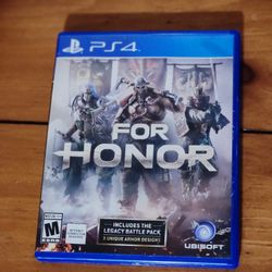 For Honor/PS4 Game