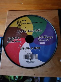 Trailer Wire 7 Way - 65ft Left