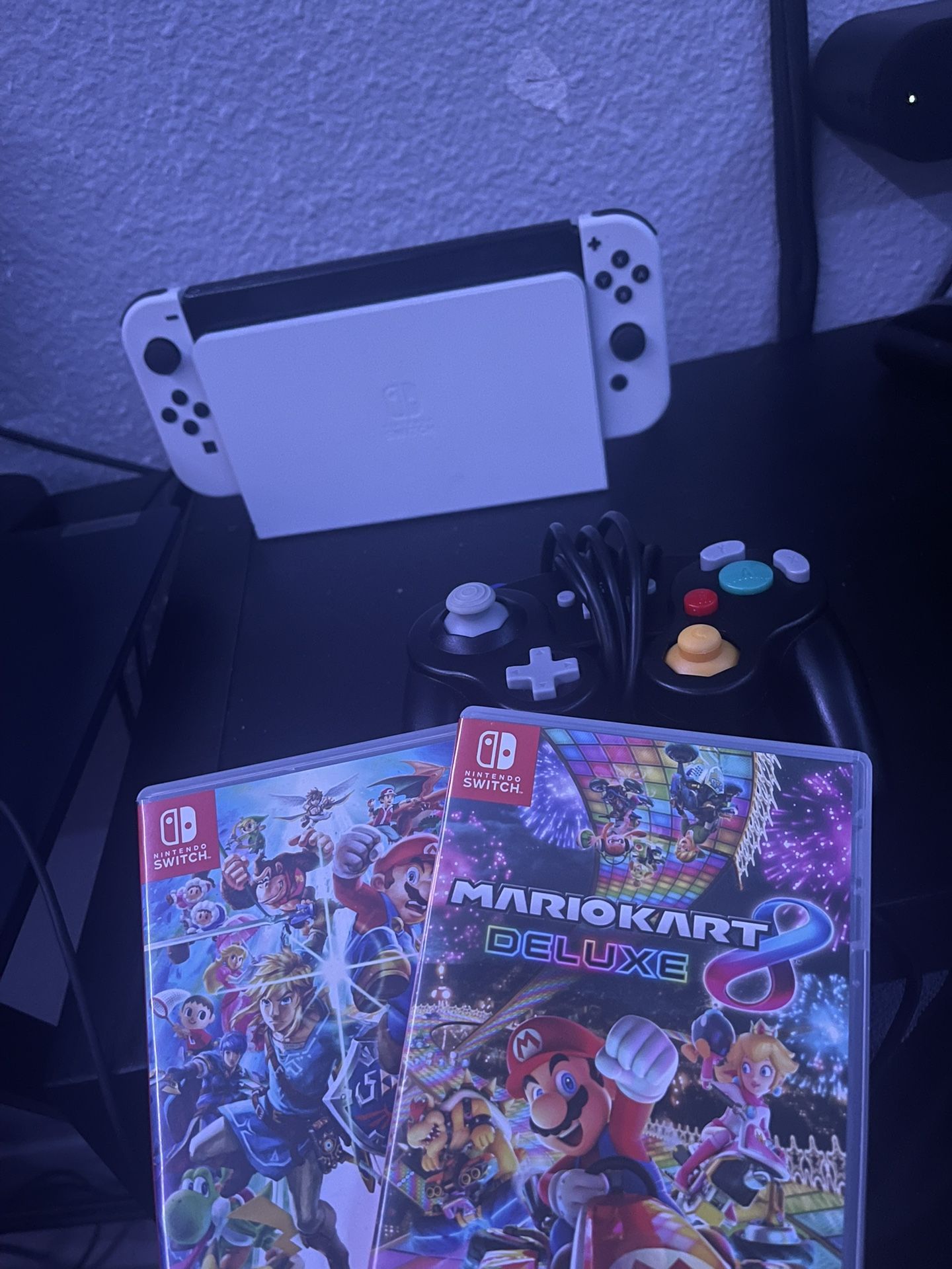 Oled Nintendo Switch With Games