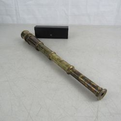 Aladean Vtg. Marine Telescope 1927 Engraved PSALM 32:8/ 16" Length


