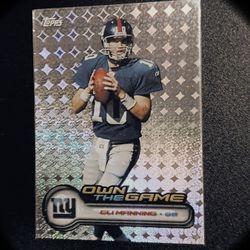 Topps -OWN THE GAME- ELI MANNING 