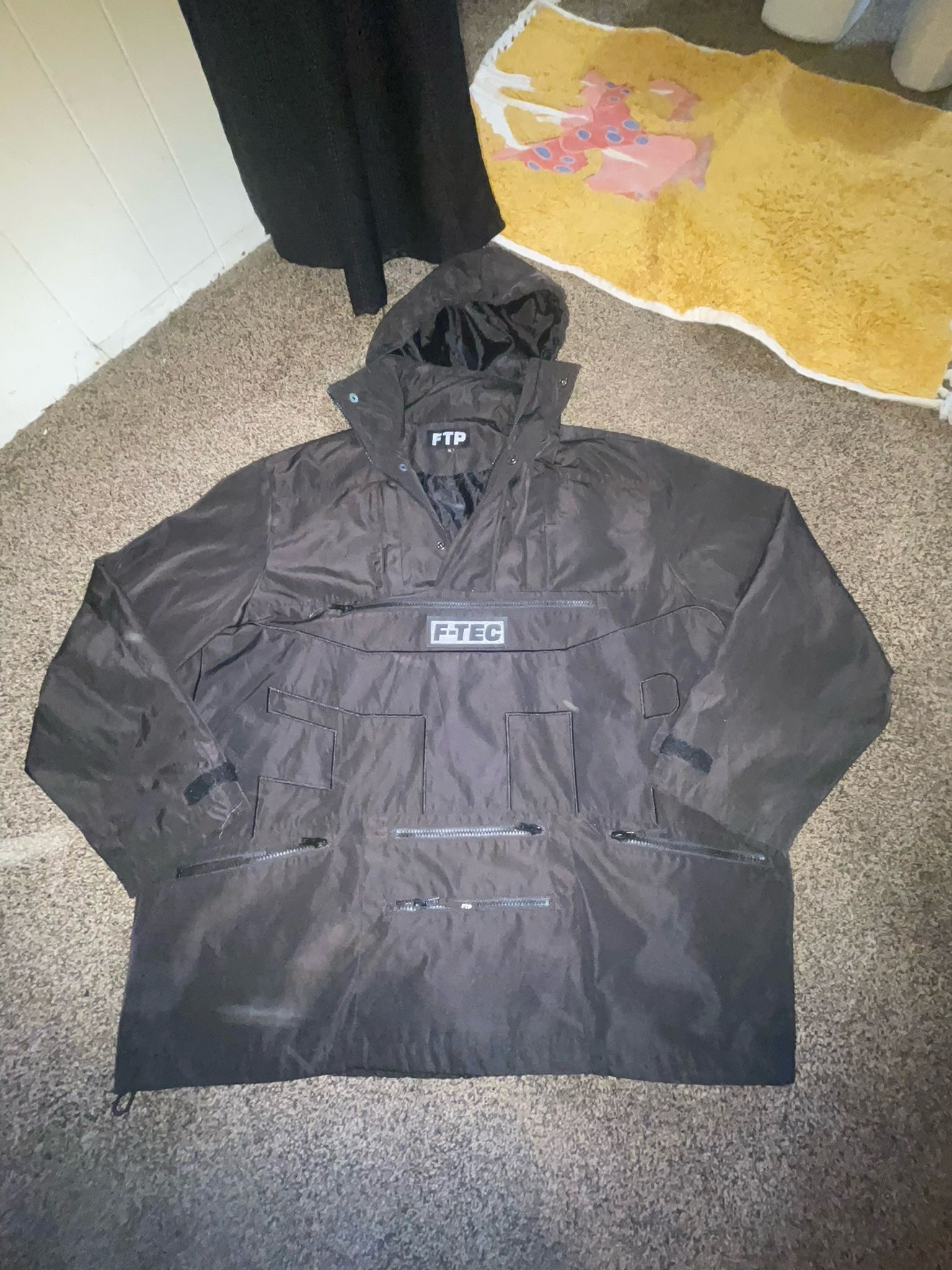 FTP F-TEC ANORAK JACKET (Black) size XL