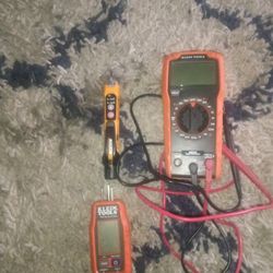  VOLTMETER  KLEIN Tools With GFCI Checker And Ncvt-3p Voltage Tester Flashlight