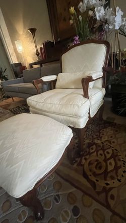 Vintage Chair & Ottoman