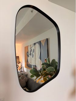 Mirror black / bubble cloud shape