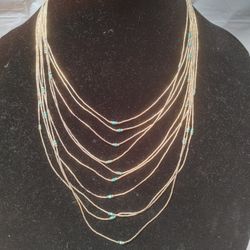 Vintage Southwest Liquid Silver Necklace