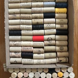 Assorted Used Wine Corks, Various Brands, A Variety Of Colors