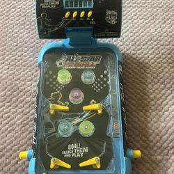 All-Star Pinball Electronic Desktop Game Toy WORKS, LIGHTS & SOUND