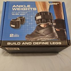 Adjustable Ankle Weights 2-10lb Adjustable 