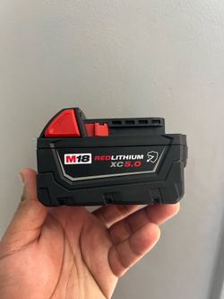 Milwuakee M18 Battery 5.0