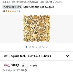 Gold Bubble Tiles (New!)