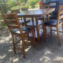 Bar height, kitchen table