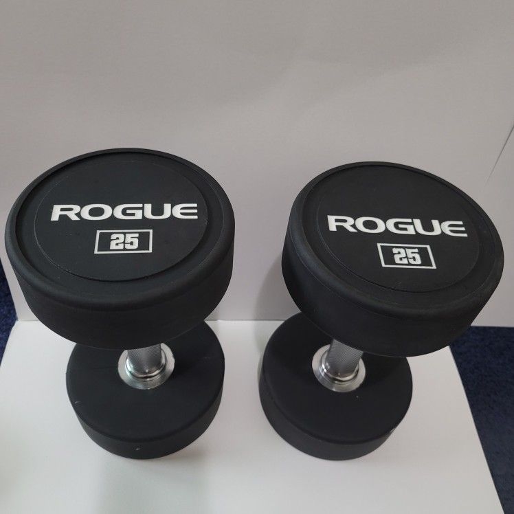 25LB Rogue Urethane Dumbbell - Pair