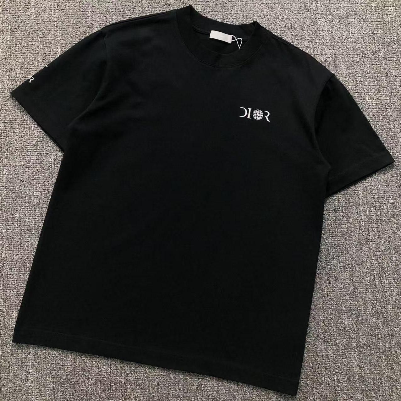 Stone Island X Dior Embroidered Printed T Shirt