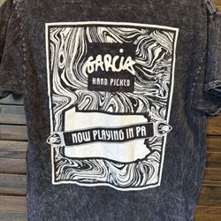 Jerry Garcia Hand Picked Now Playing in Pennsylvania PA cannabis T Shirt MED
