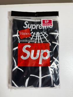 Supreme x Hanes Spiderweb Boxer Briefs Size S