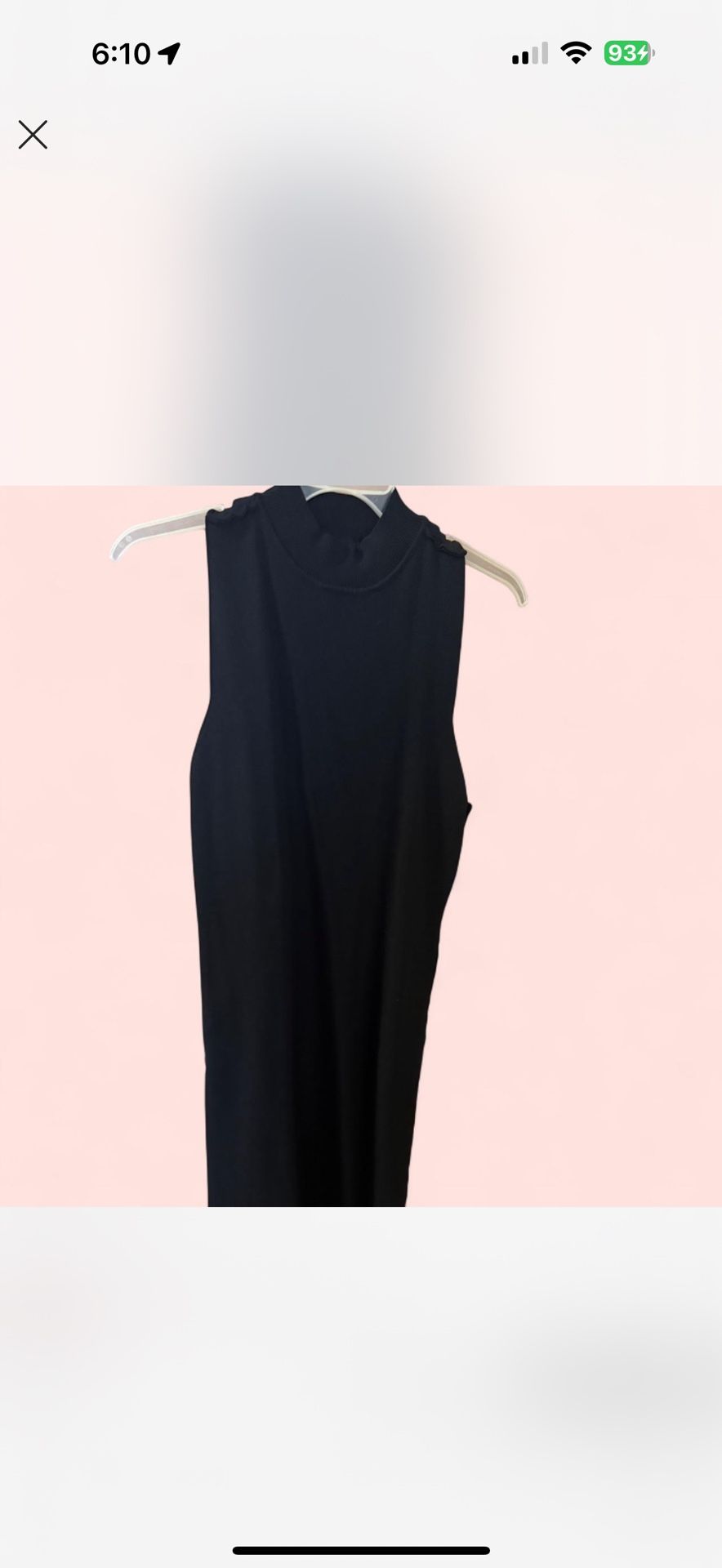 Black turtleneck dress with a relaxed fit #LBD