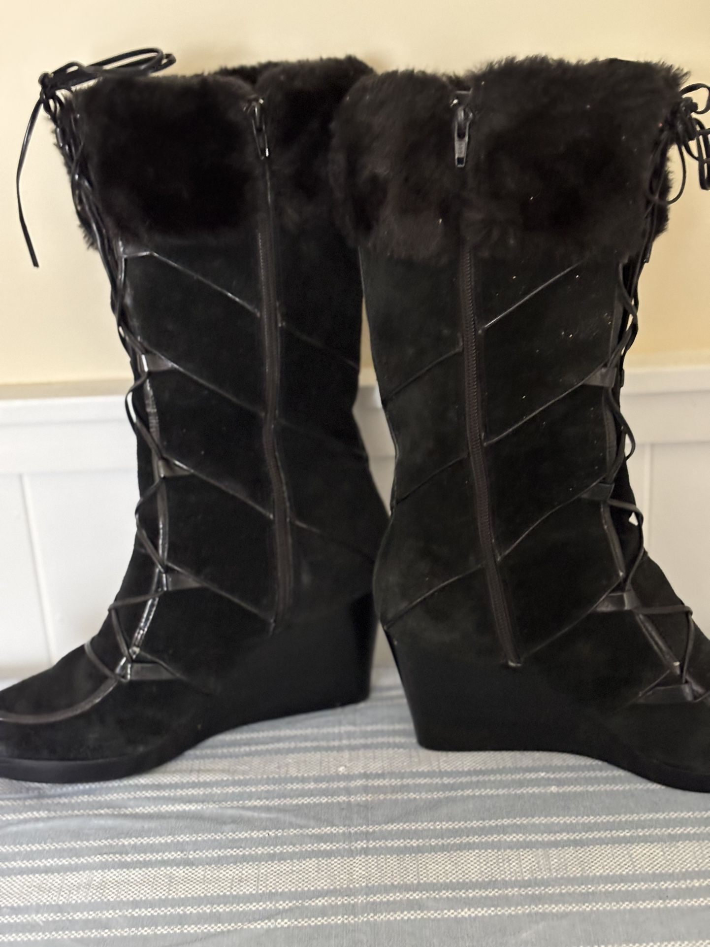 Vintage Calvin Klein Black Boots