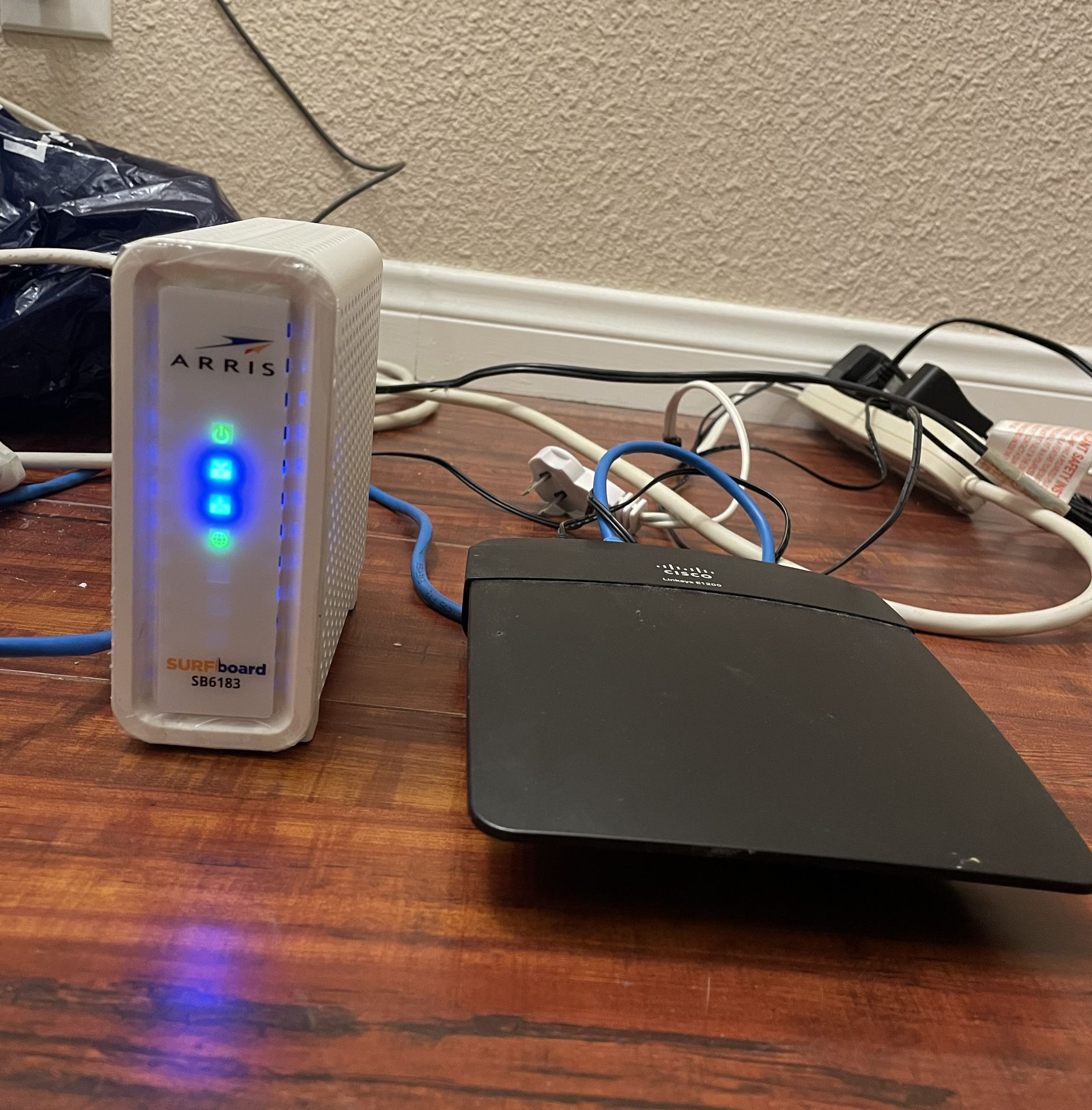 Internet Modem and WiFi Router
