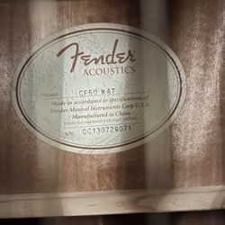 Fender Guitarra Acustica