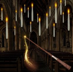20pcs Flameless Taper Floating Candles with Magic Wand Remote, Flickering Warm Light, Battery Operated 6 inches LED Electric Window Candle, Decor for