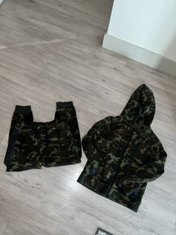 Nike Tech Camo Track Suit KIDS Sz Large