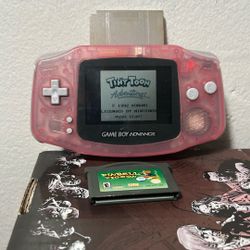 Nintendo Gameboy Advance With Video Games
