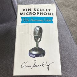 Vin Scully 65th Anniversary Microphone