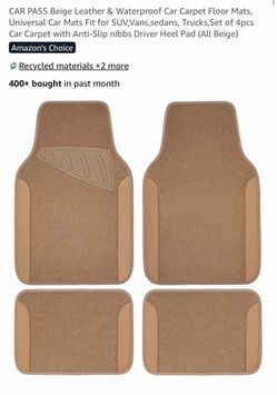 New floor mats