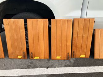Vintage kitchen cabinet doors and hardware