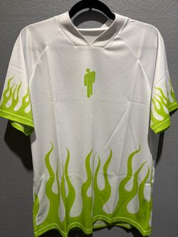 Billie Eilish Flame Soccer Jersey Shirt