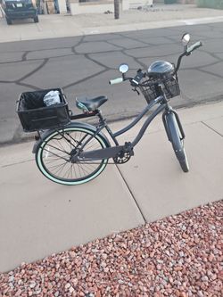 Women's puffy bike