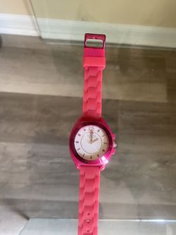 Hot pink COACH watch