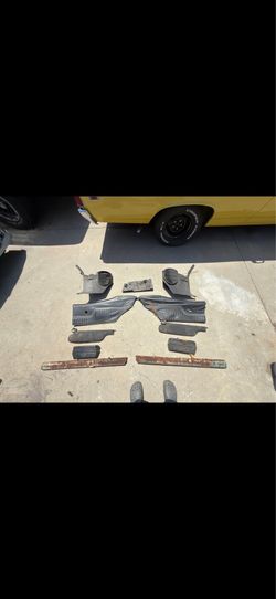 1970 Chevelle Interior Trim Lot Door Panel Rails Moldings