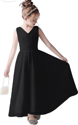 Girls Formal Black Dress