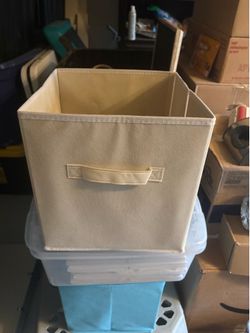 Fabric storage cubes