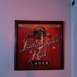 Antique Leinenkugels Red Lager Mirror XL