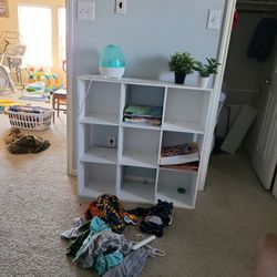 White Wood  11inch Mainstay Cub Storage