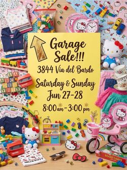 Garage sale today and tomorrow
