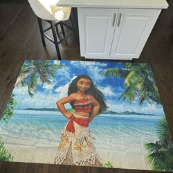 Moana Birthday Backdrop 