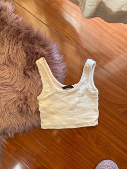 White crop top
